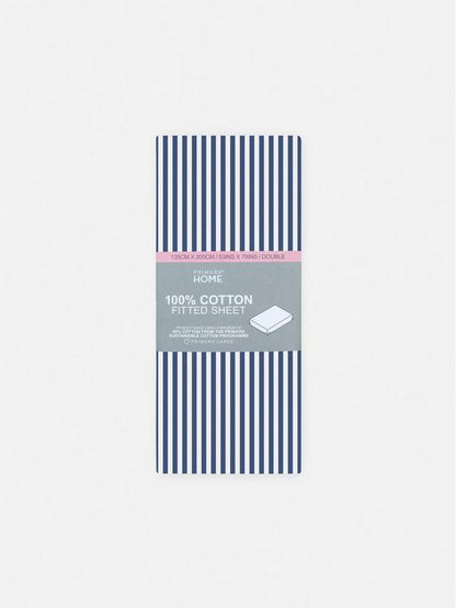 Double Striped Fitted Sheet