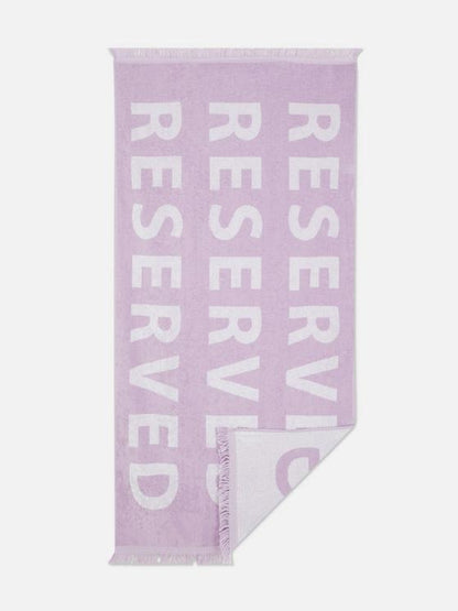Jacquard Beach Towel