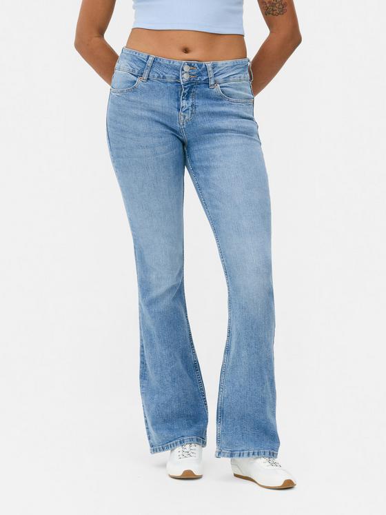 Flared Denim Jeans