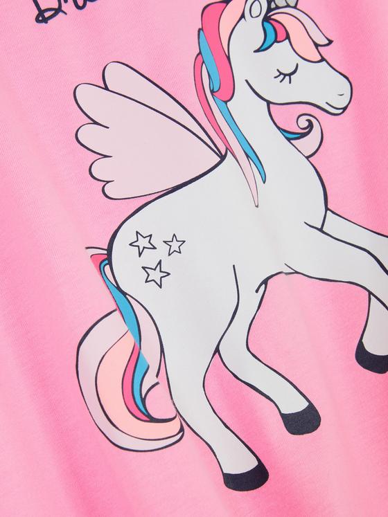 Unicorn Ruffle Sleep T-Shirt