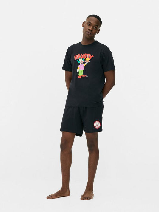 The Simpsons Krusty The Clown Short Pyjamas