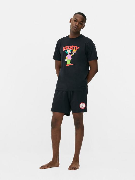 The Simpsons Krusty The Clown Short Pyjamas