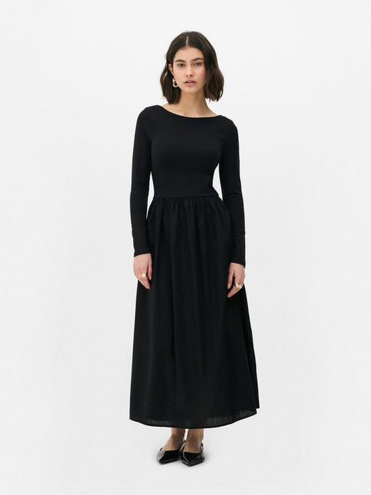 2-in-1 T-Shirt Midi Dress