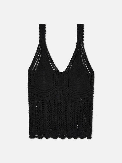 Rita Ora Knitted Bralette Top