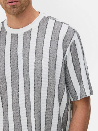Short Sleeve Stripe T-Shirt