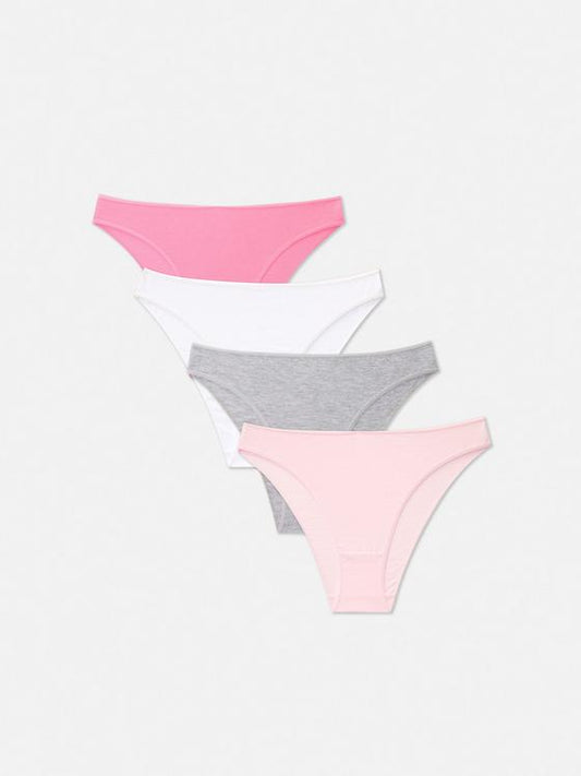 4pk High Leg Briefs