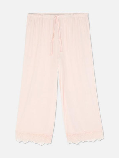 Lace Trim Pyjama Bottoms