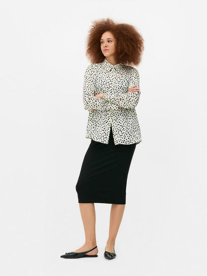 Long Sleeve Satin Shirt
