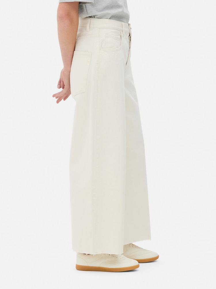 The Edit Cropped Straight Leg Denim Jeans