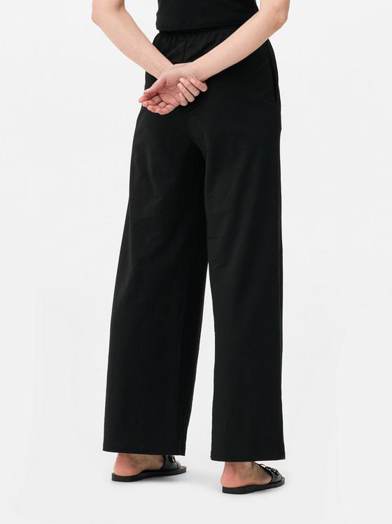Wide Leg Drawstring Leggings
