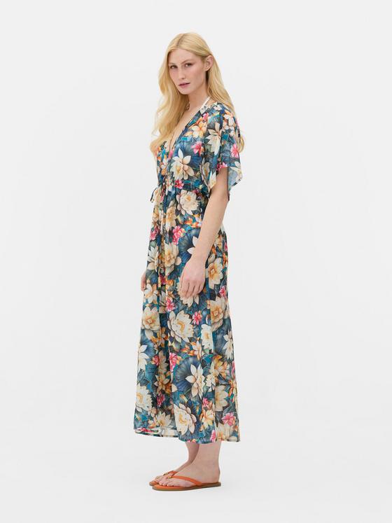 Printed Midi Kimono