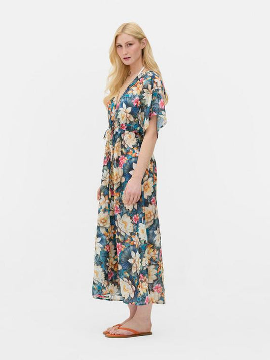 Printed Midi Kimono
