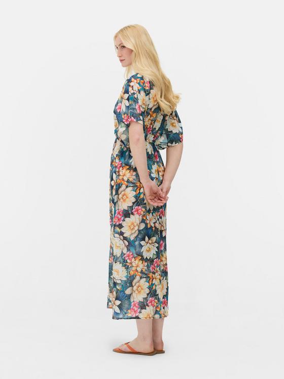 Printed Midi Kimono