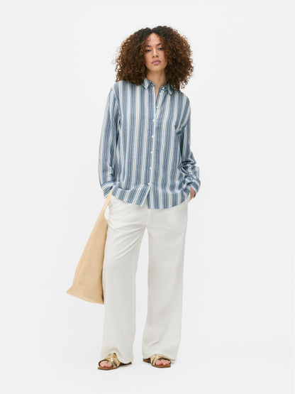 Cotton Blend Shirt