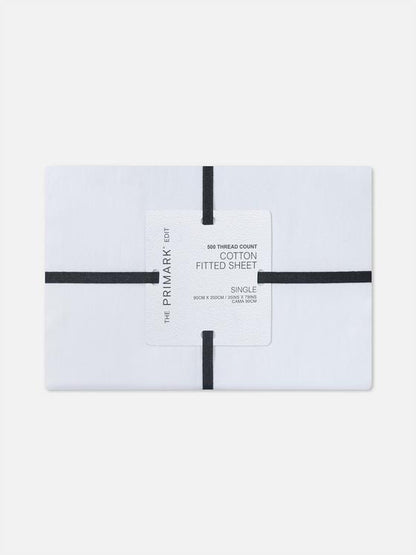 The Edit Single 500 Thread Count Fitted Sheet