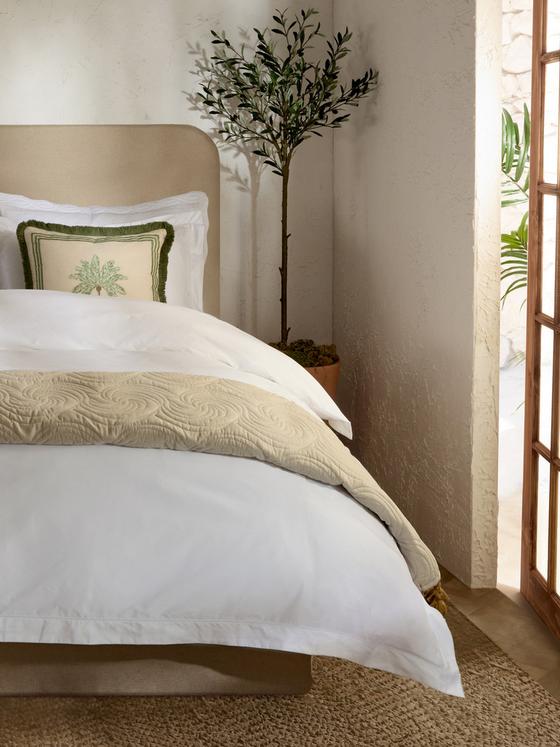 The Edit 500 Thread Count Embroidered Single Duvet Cover Set