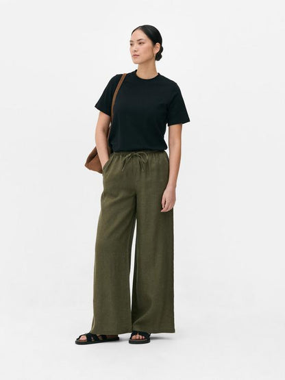 The Edit Linen Trousers