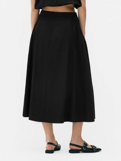 Co-ord Side Circle Midi Skirt