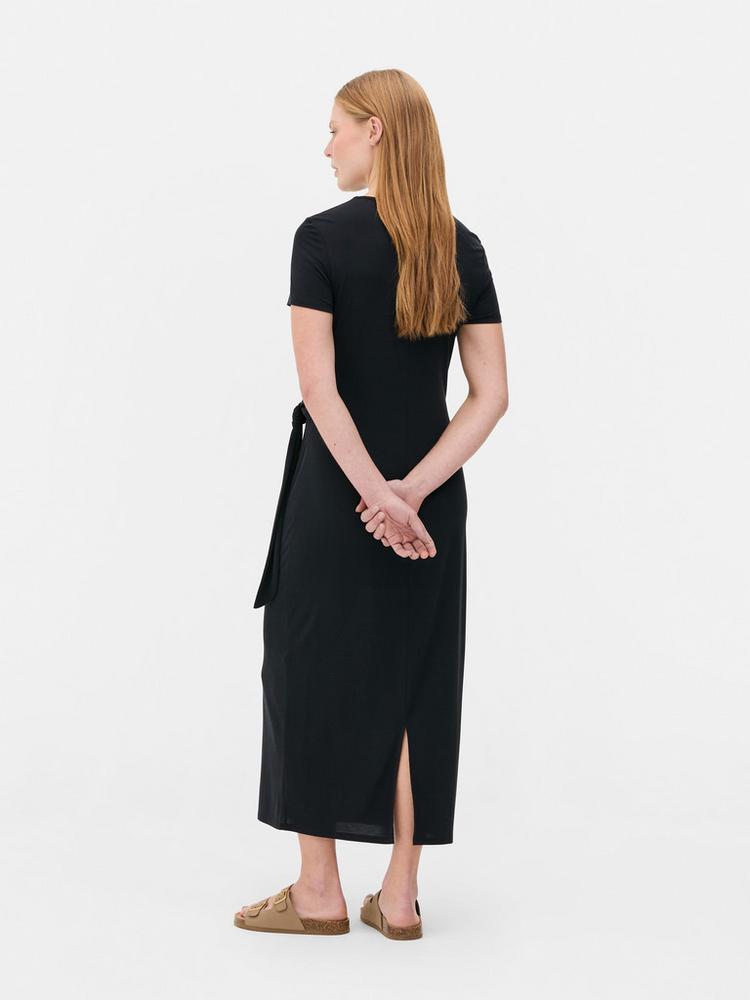 Knotted Midi Dress