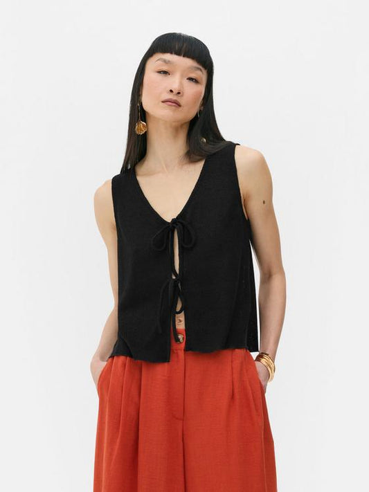 Tie Front Waistcoat