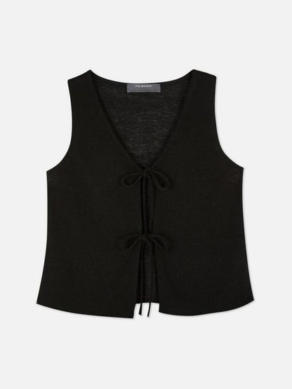 Tie Front Waistcoat