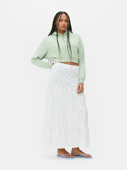 Tiered Maxi Skirt