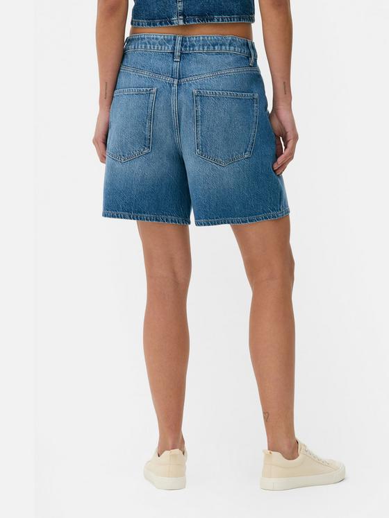 Tie Front Denim Shorts