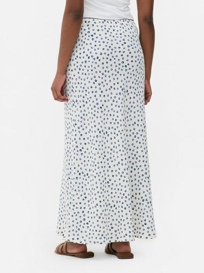 Floral Printed Maxi Skirt
