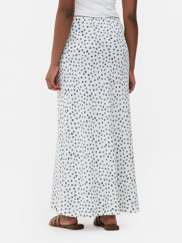 Floral Printed Maxi Skirt