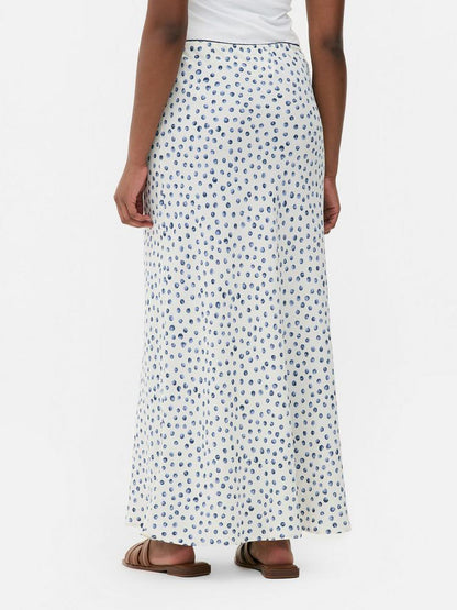 Floral Printed Maxi Skirt