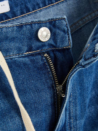 Tie Waist Mid-Rise Jeans