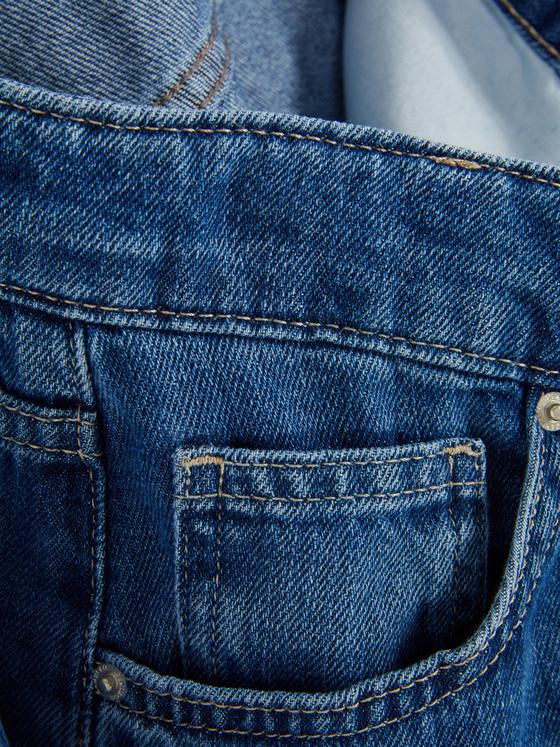 Tie Waist Mid-Rise Jeans