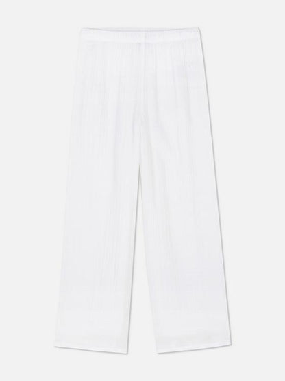 Crinkle Wide Leg Pyjama Bottoms