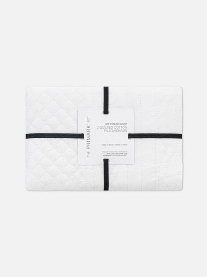 2pk The Edit Quilted Pillowshams