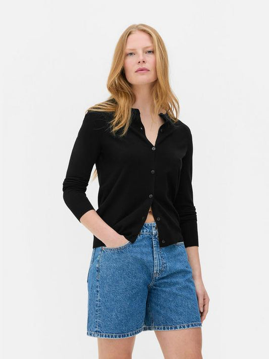 Crew Neck Cardigan