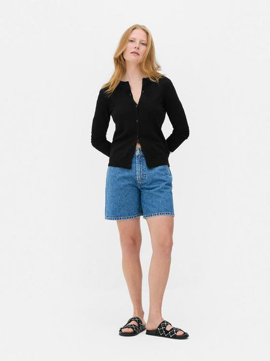 Crew Neck Cardigan
