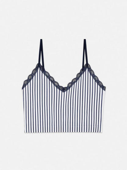 Cropped V-Neck Cami