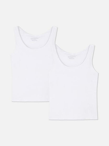 2pk Stretch Vest Top