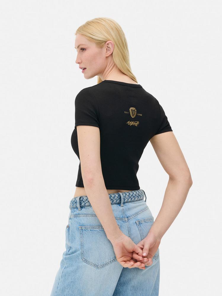 Guinness Logo Cropped Tee