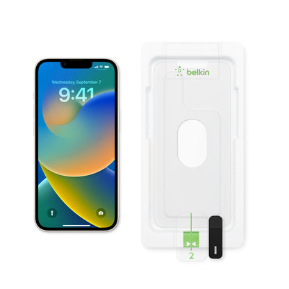 Belkin UltraGlass Screen Protector for iPhone 16e | 14 | 13 | 13 Pro