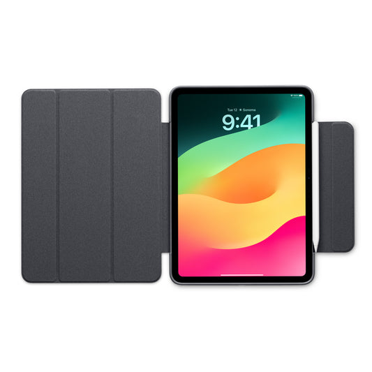 OtterBox Symmetry 360 Folio Case for iPad Pro 11-inch (M4) – Dark Gray