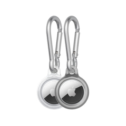 Tech21 EvoPop for AirTag (2 pack) - Gray/Clear