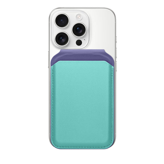 Satechi Magnetic Wallet Stand (MagSafe compatible) - Deep Purple/Teal