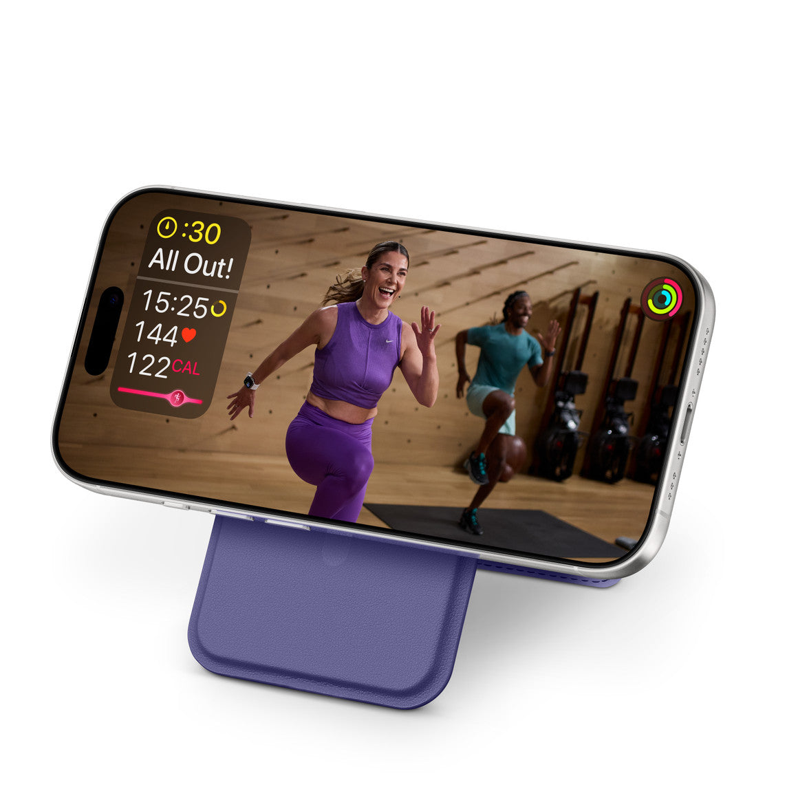 Satechi Magnetic Wallet Stand (MagSafe compatible) - Deep Purple/Teal