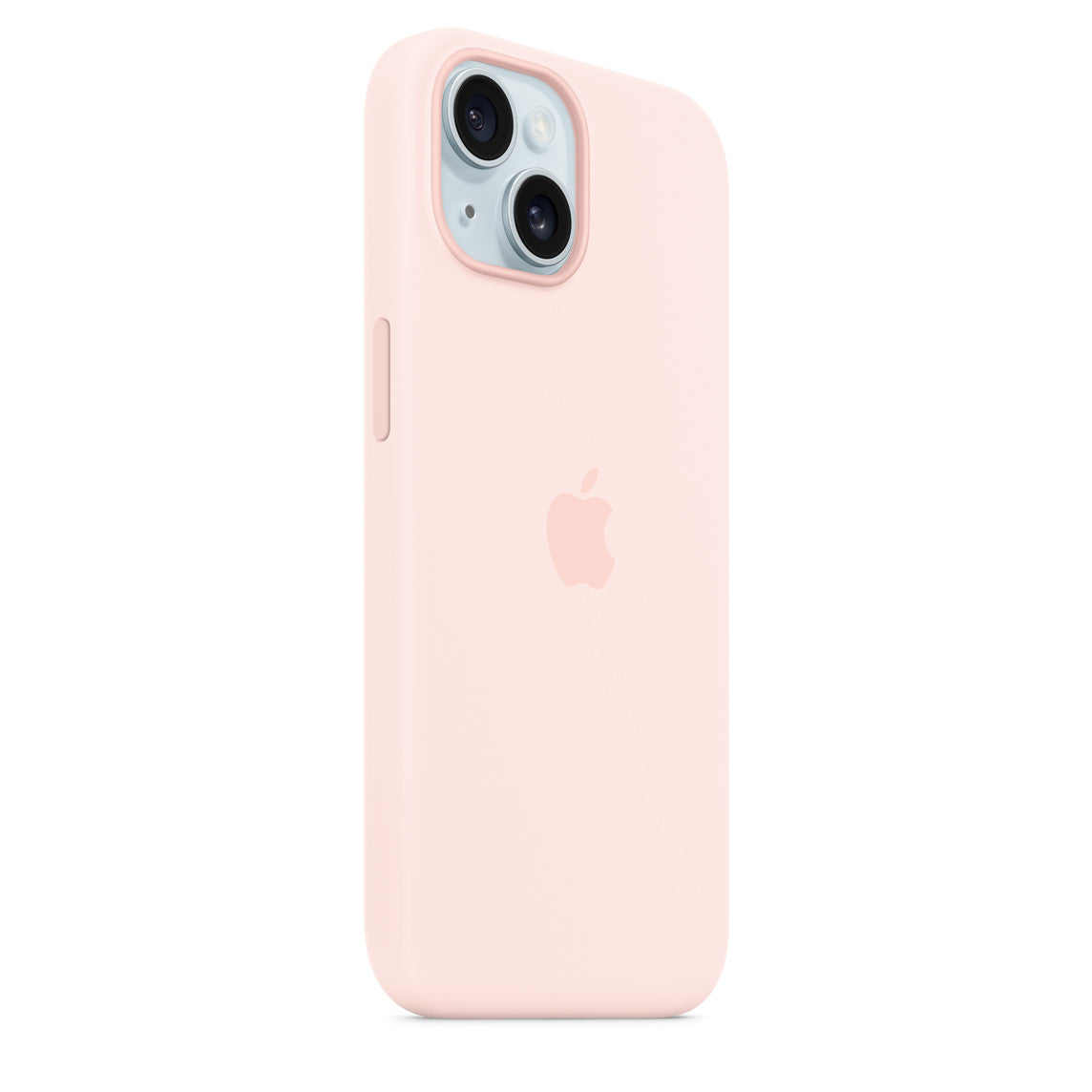 iPhone 15 Silicone Case with MagSafe - Light Pink