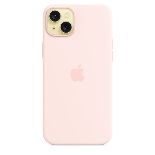 iPhone 15 Plus Silicone Case with MagSafe - Light Pink