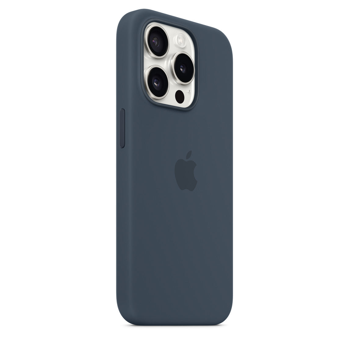 iPhone 15 Pro Silicone Case with MagSafe - Storm Blue