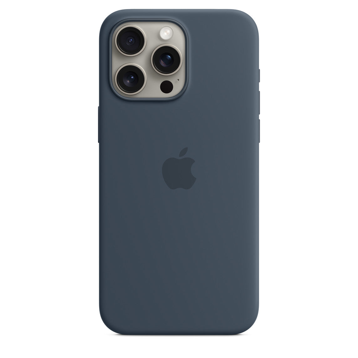 iPhone 15 Pro Max Silicone Case with MagSafe - Storm Blue