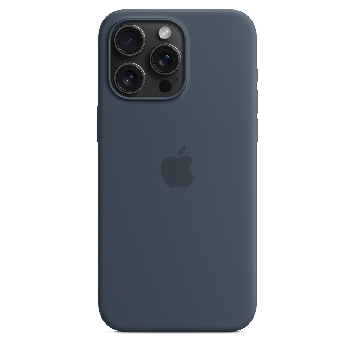iPhone 15 Pro Max Silicone Case with MagSafe - Storm Blue