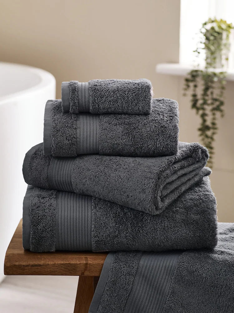 Grey Charcoal Egyptian Cotton Towel